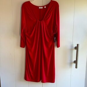 Red dress by New York & Company size L  NWT